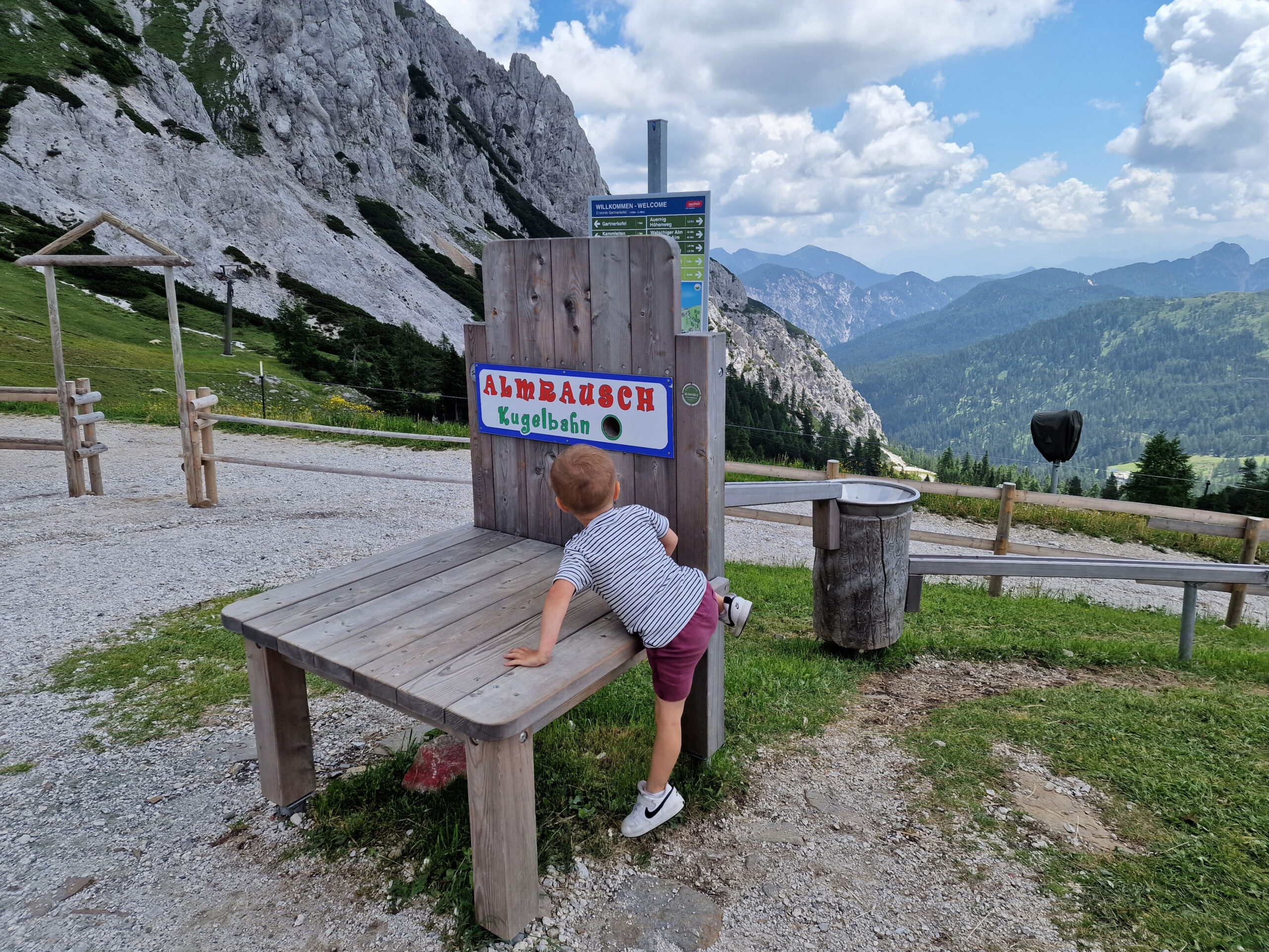 Almrausch bergspeeltuin op de Gartnerkofel in Nassfeld