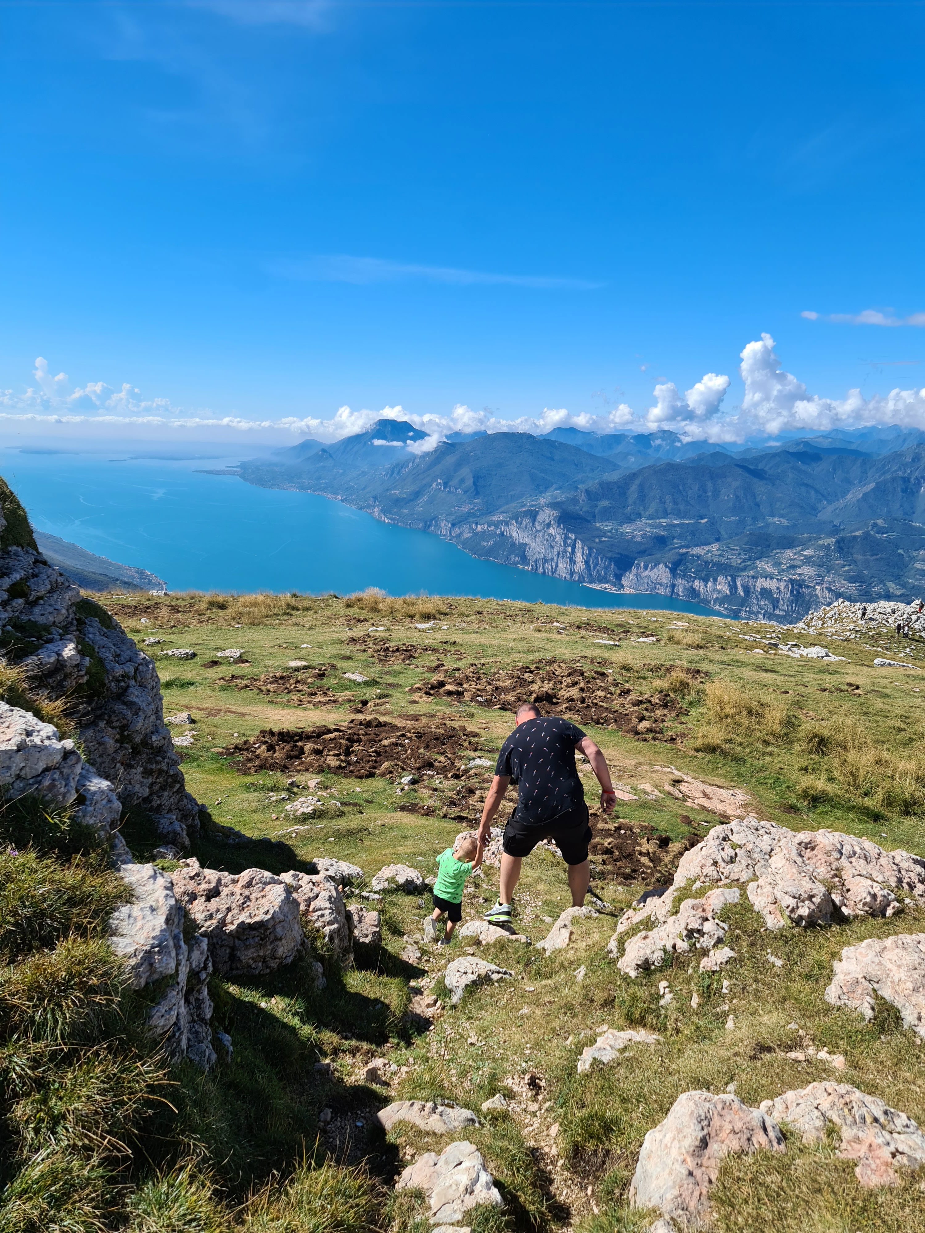 Met de kabelbaan naar de top van de Monte Baldo