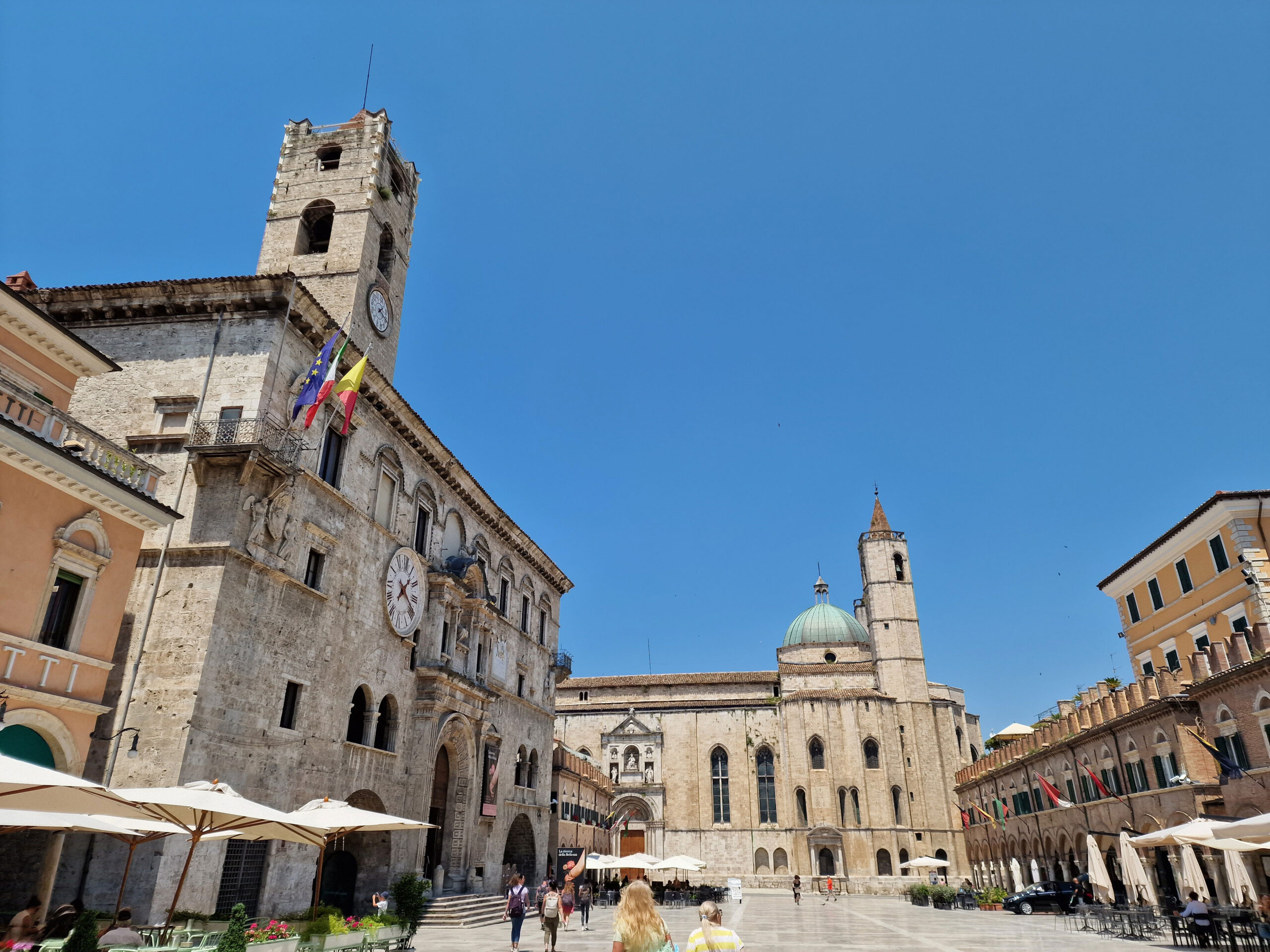 Ascoli Piceno in het zuiden van Le Marche