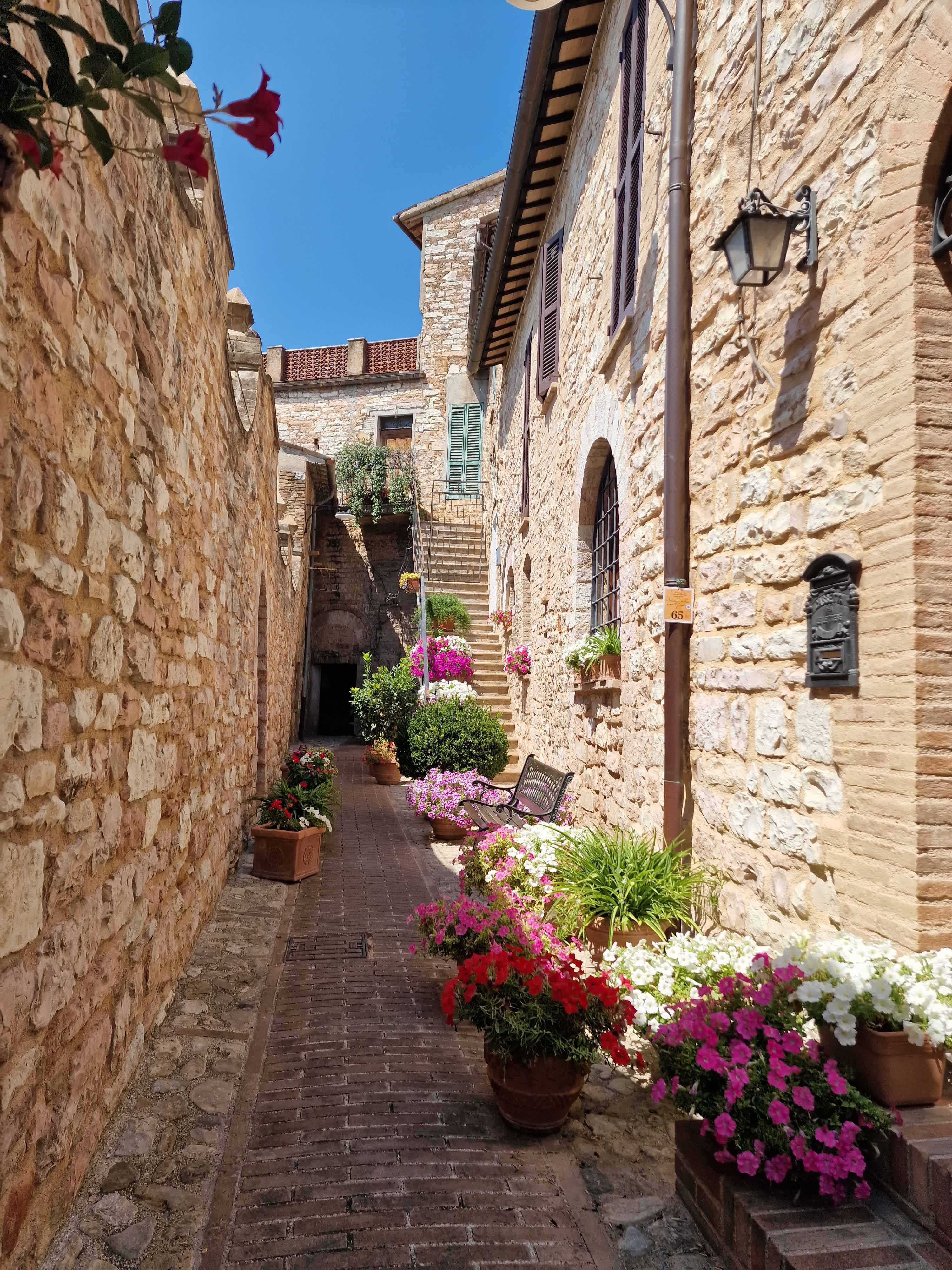 Spello – de bloemen stad van Umbrië