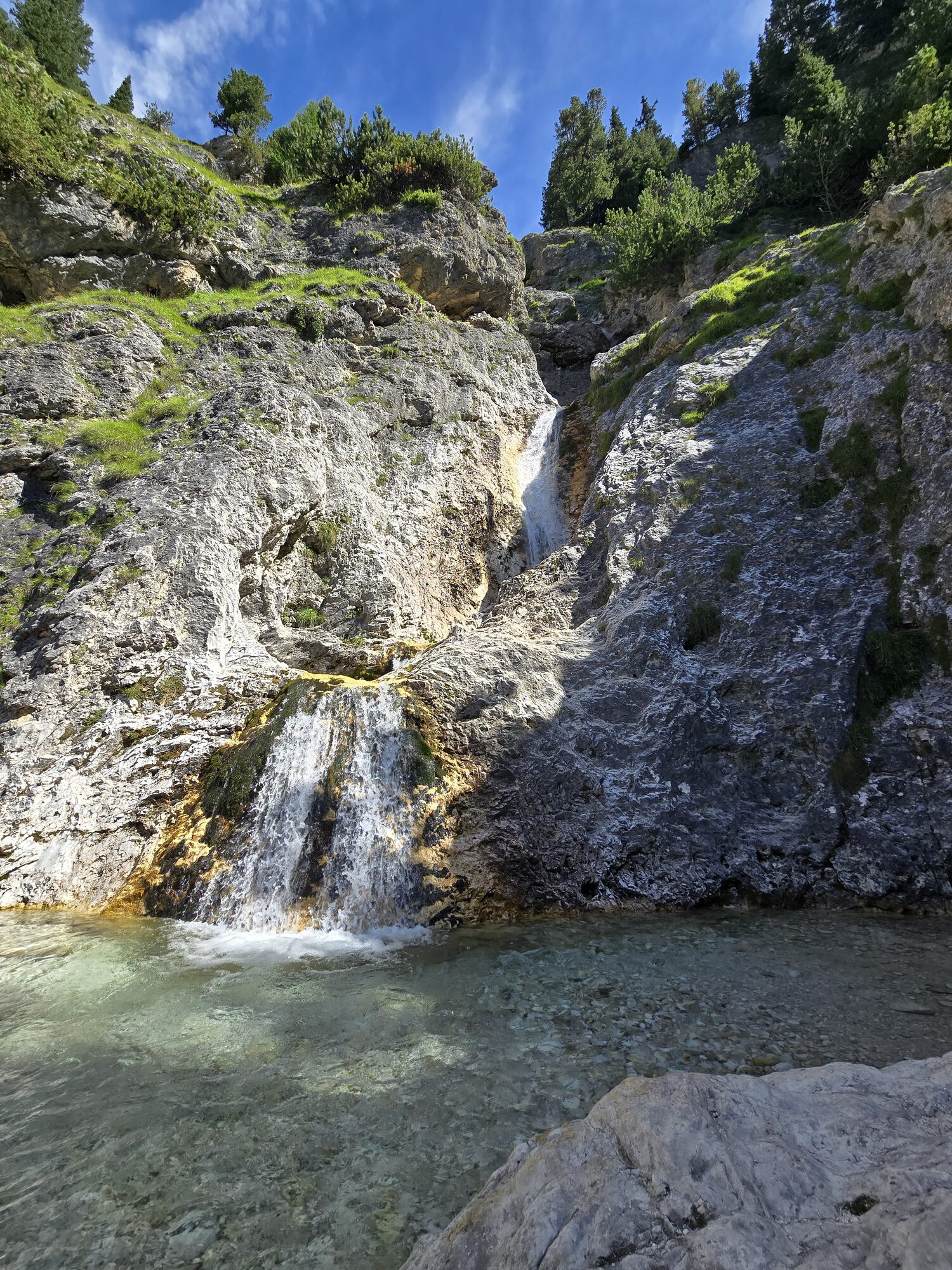 Dolomieten: Waterval Schiavaneis en marmotten spotten