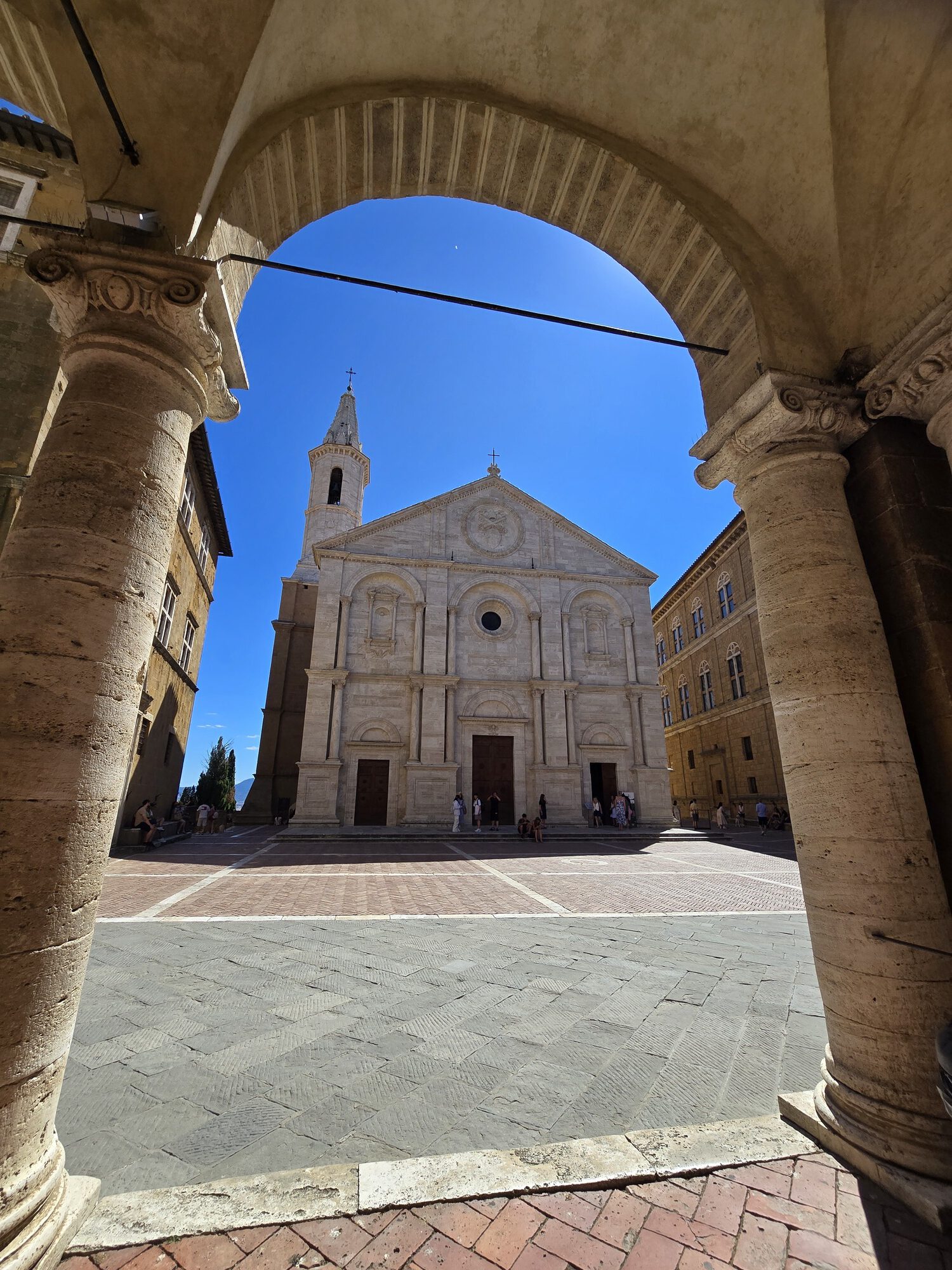 Pienza: charmant stadje en uitzicht over Val d’Orcia